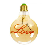 Golden Love Bulb 4 Watt Edison Bulb